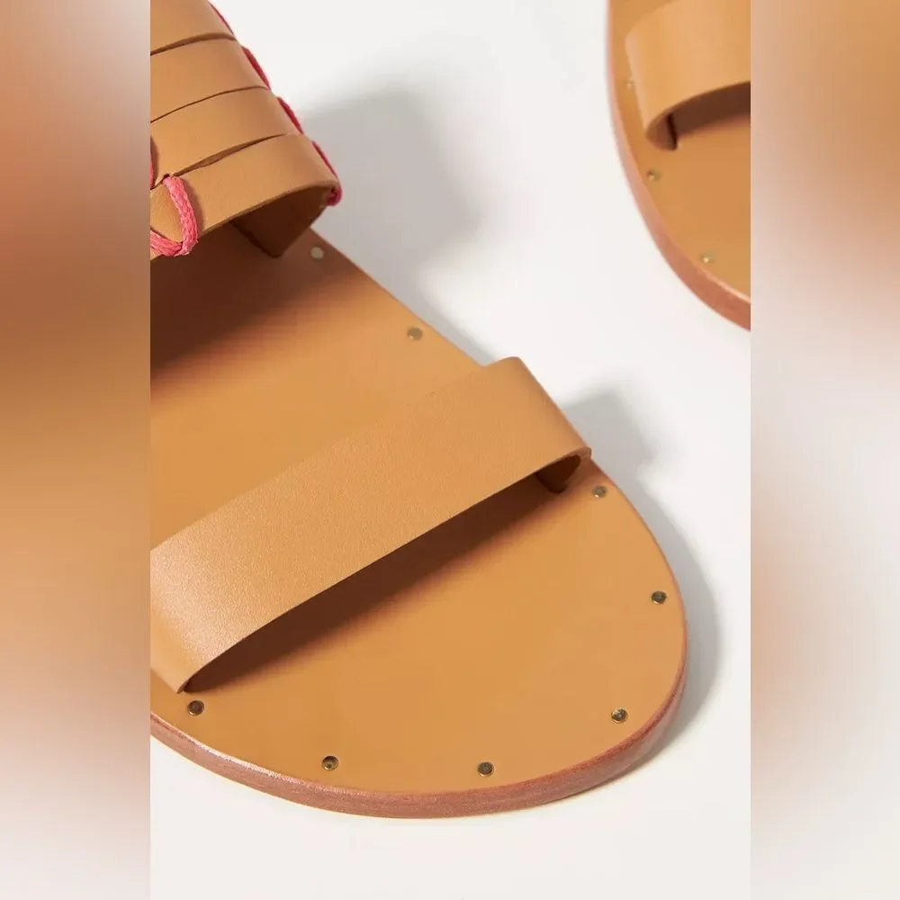 Beek Kiwi Leather Slide Sandal NIB
